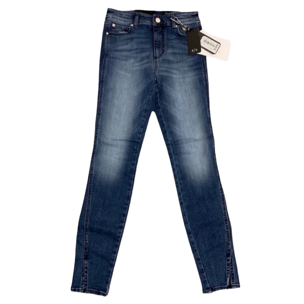 ARMANI EXCHANGE Mid Rise Super Skinny Jeans - Size is 26R